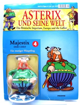 Asterix und seine Welt: Das Römische Imperium, Europa und die Gallier Skulpturen Sammler-Ausgabe Nr. 4: Majestix - Der Chef